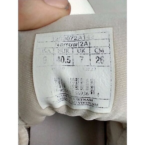 Brooks Womens Addiction Walker 2 Sneakers 9 2A White Leather Narrow - Picture 8 of 10